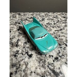 Disney Pixar Cars The World of Cars Flo Turquoise 1950s Style Car Toy